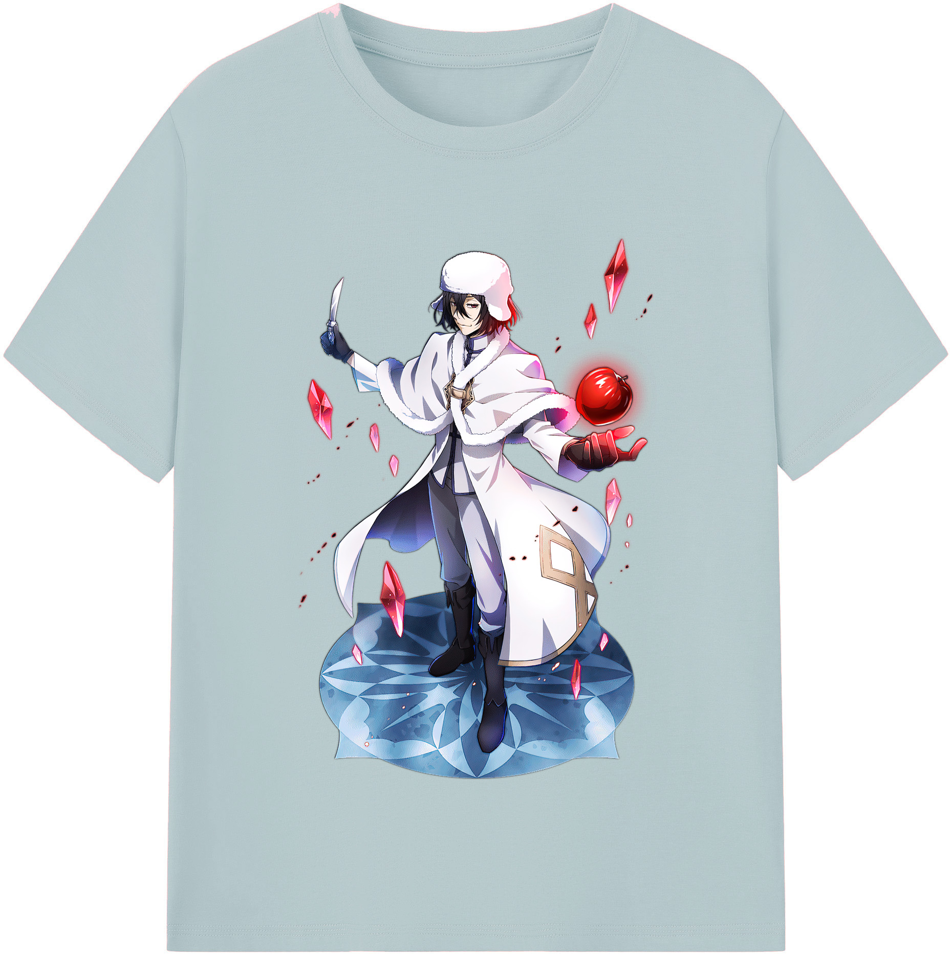 （画像用） 文豪ストレイドッグス Bungo Stray Dogs 綿100％半袖Tシャツ（フロントプリント）